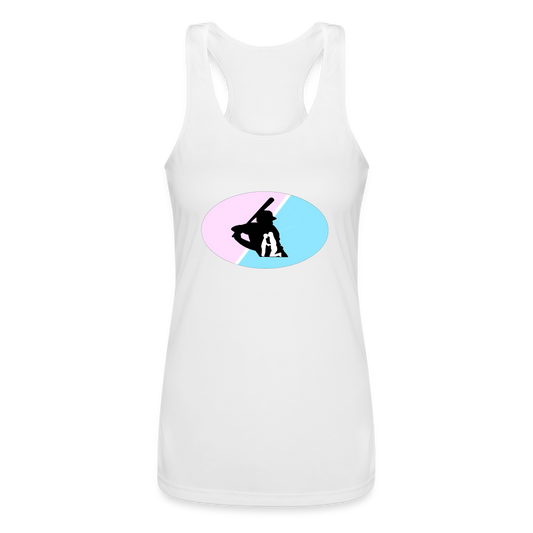 Women’s Performance Racerback Tank Top - white